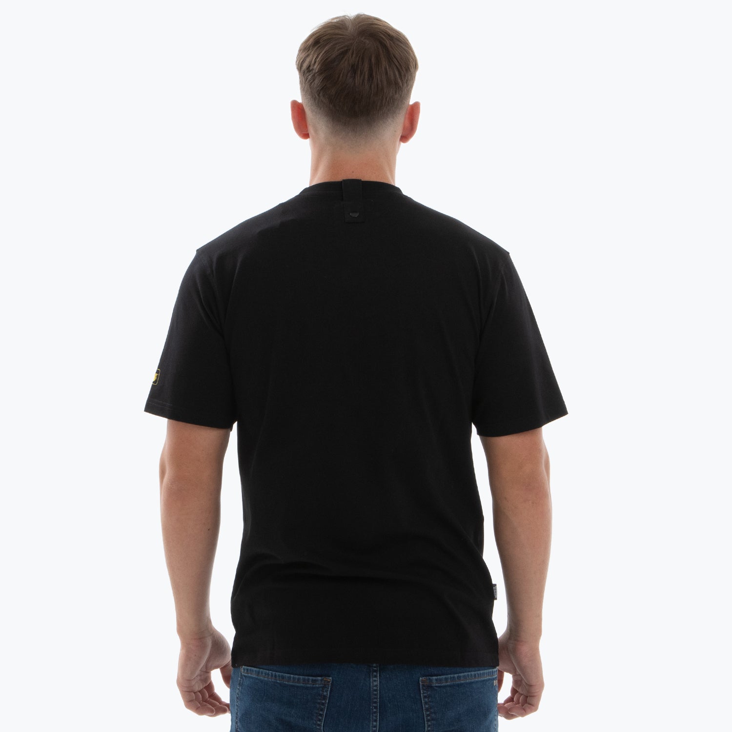 Lines T-Shirt Black - Peaceful Hooligan 