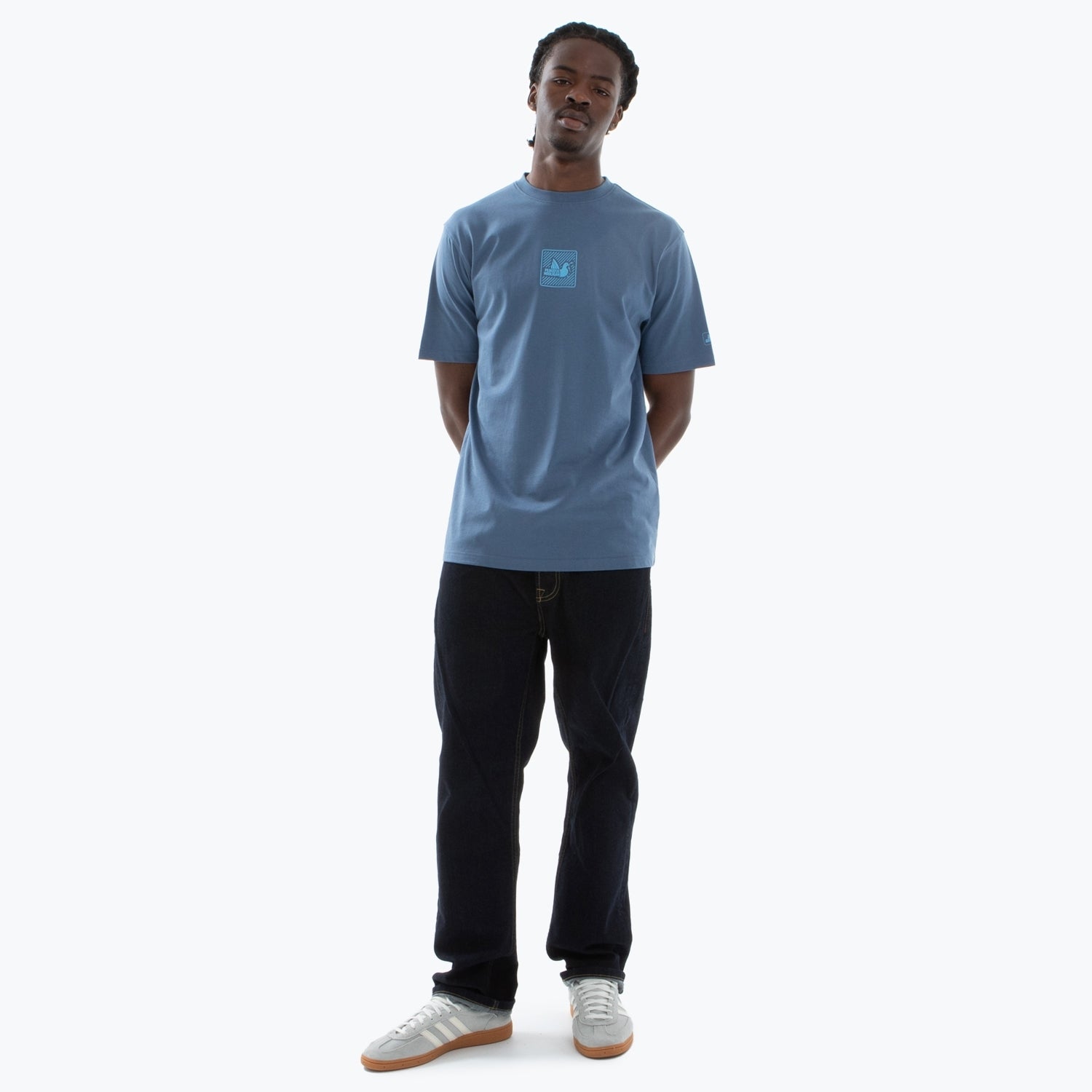 Lines T-Shirt Copen Blue - Peaceful Hooligan 