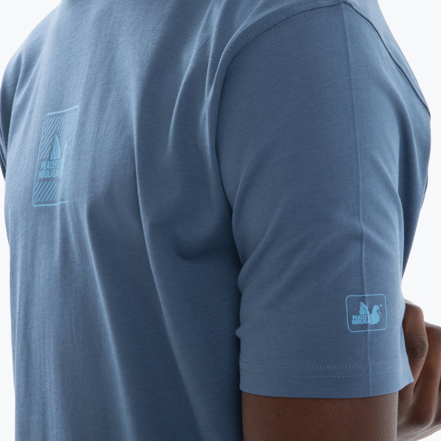 Lines T-Shirt Copen Blue - Peaceful Hooligan 