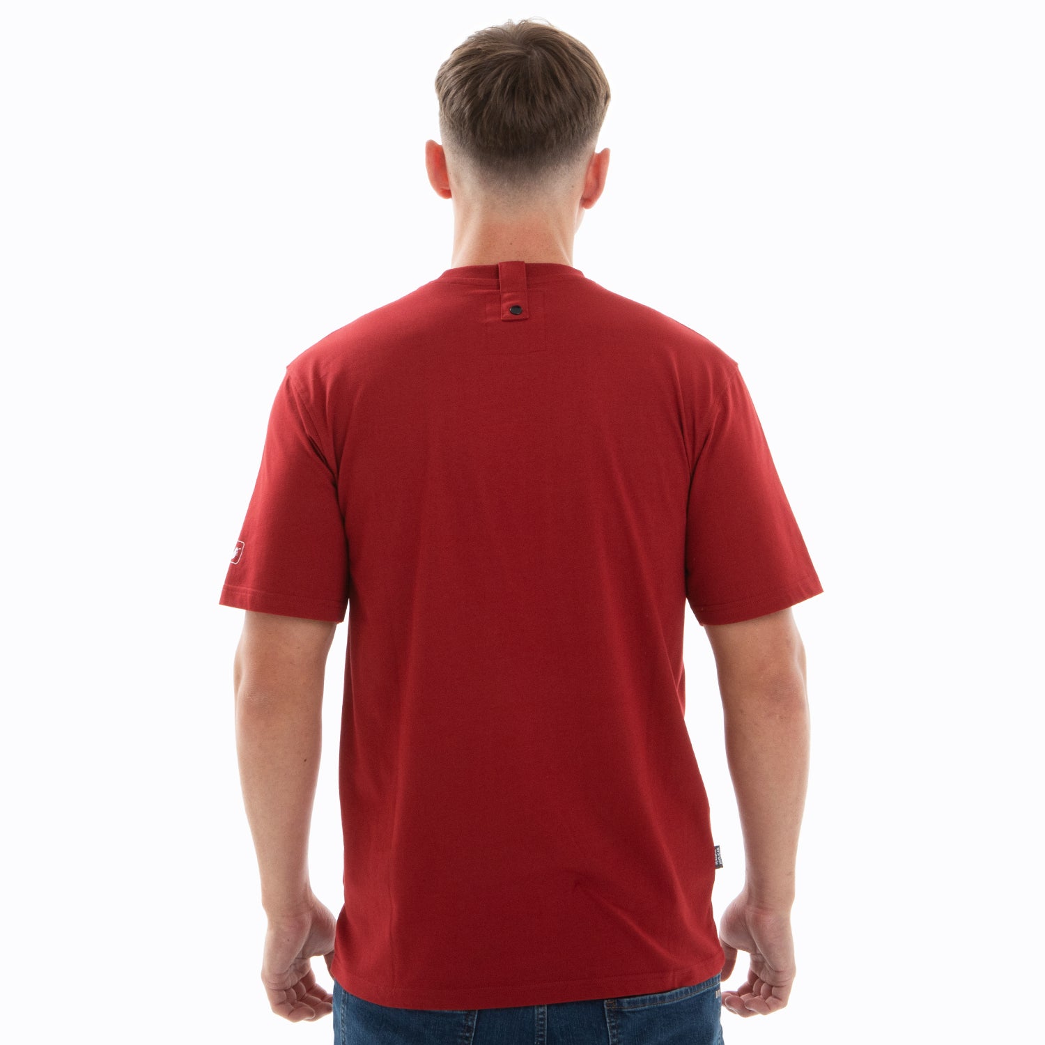 No 1 T-Shirt Dark Red - Peaceful Hooligan 