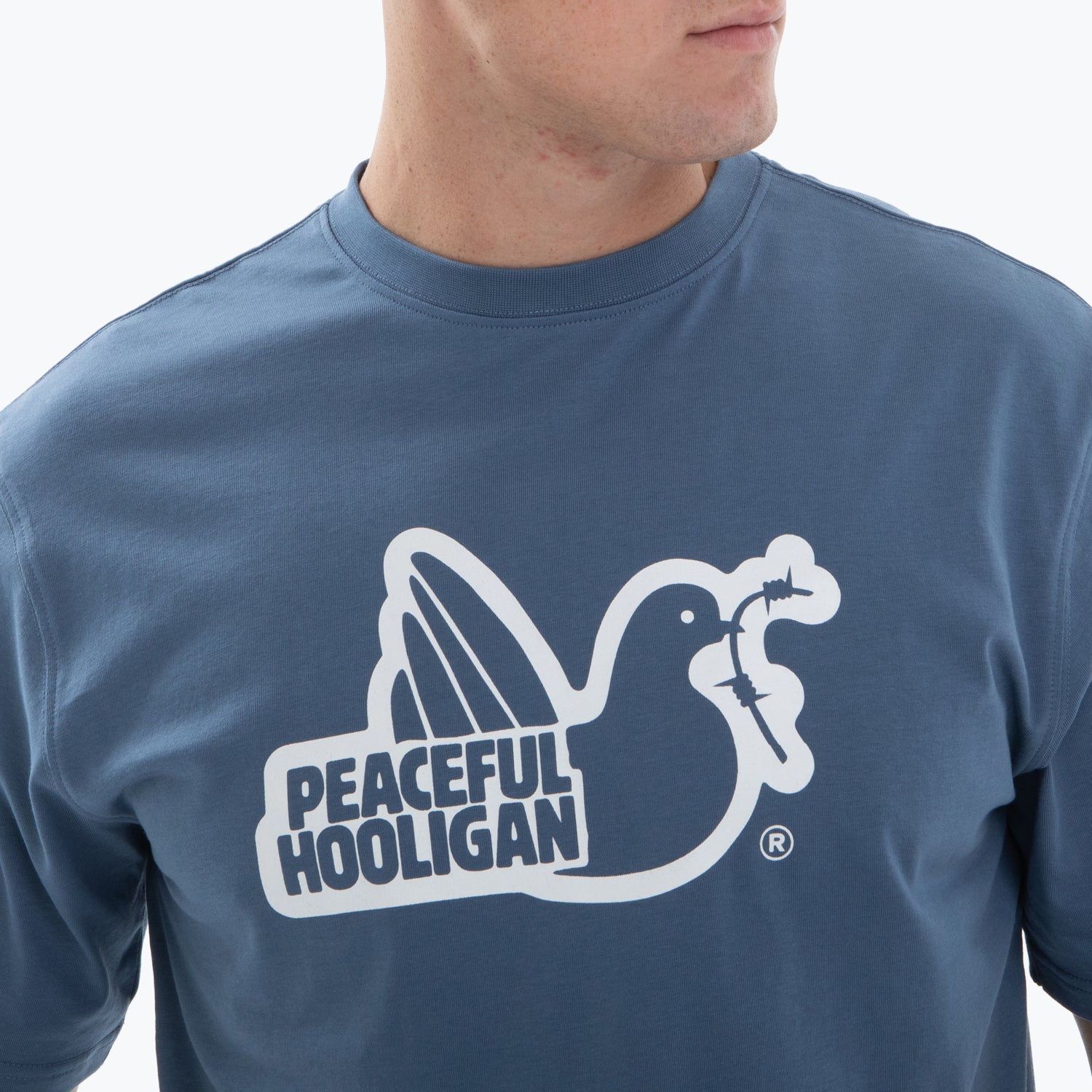 Outline T-Shirt Copen Blue - Peaceful Hooligan 