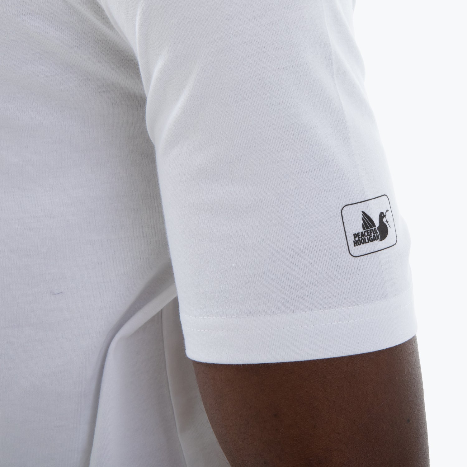 Rene T-Shirt White - Peaceful Hooligan 