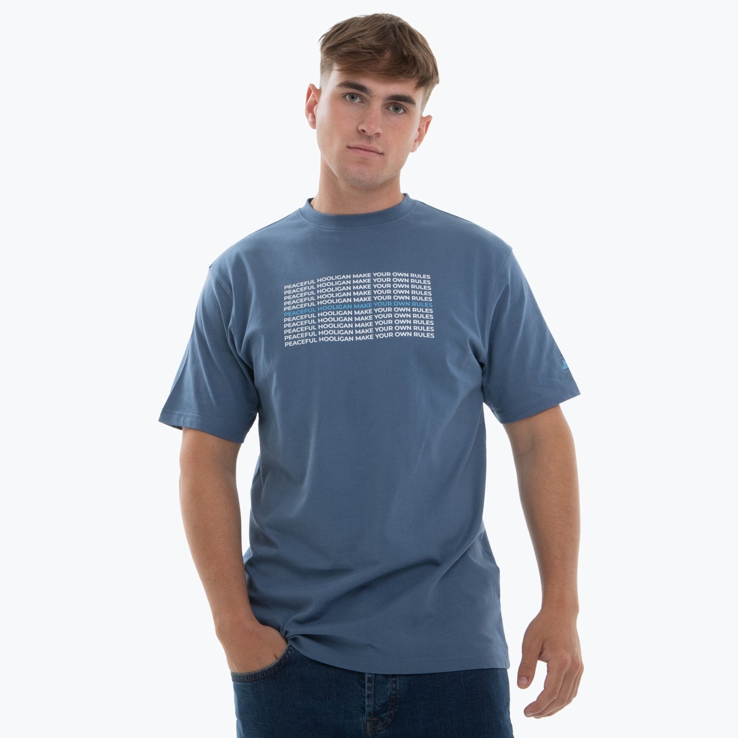 Rules T-Shirt Copen Blue - Peaceful Hooligan 