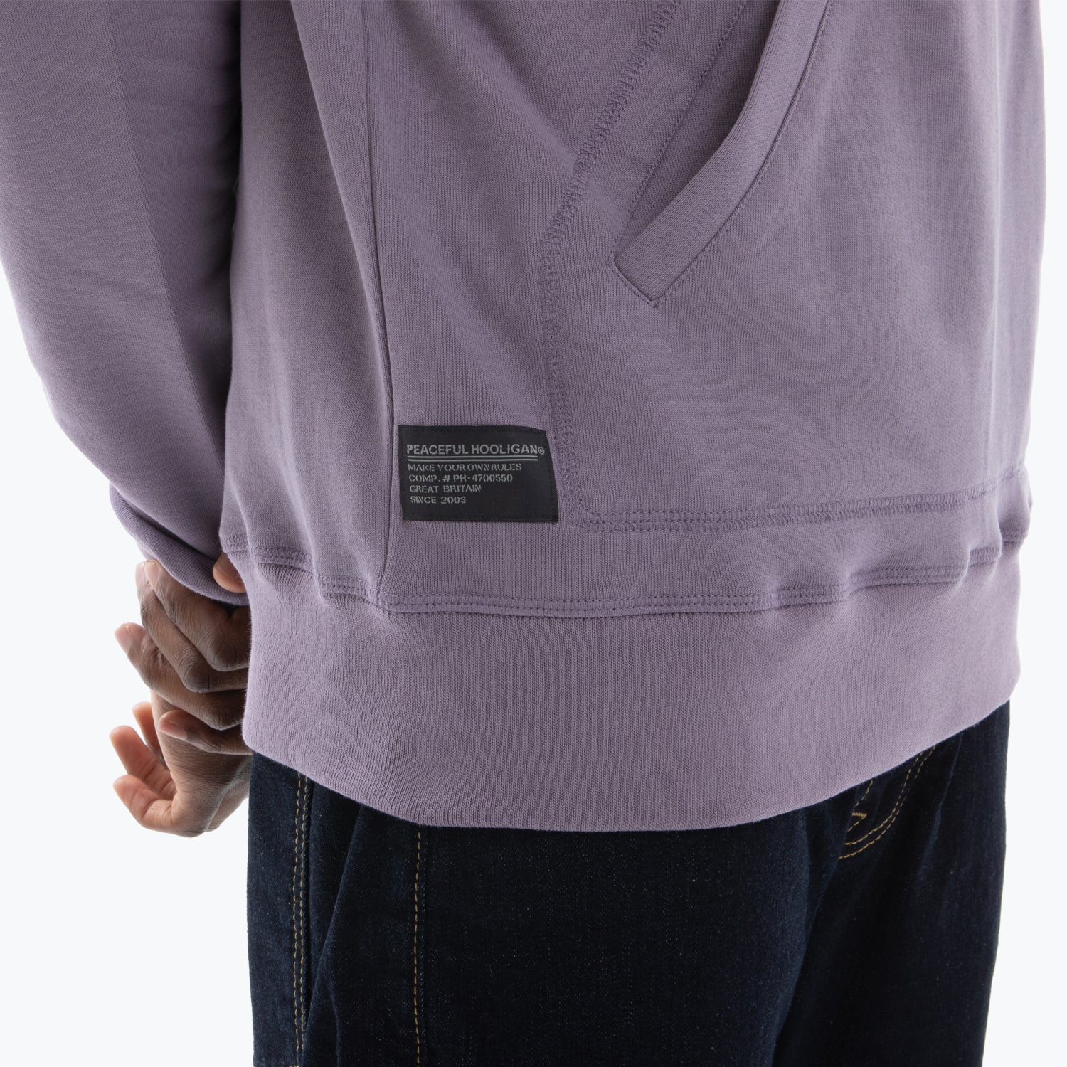 State Hoodie Mauve - Peaceful Hooligan 