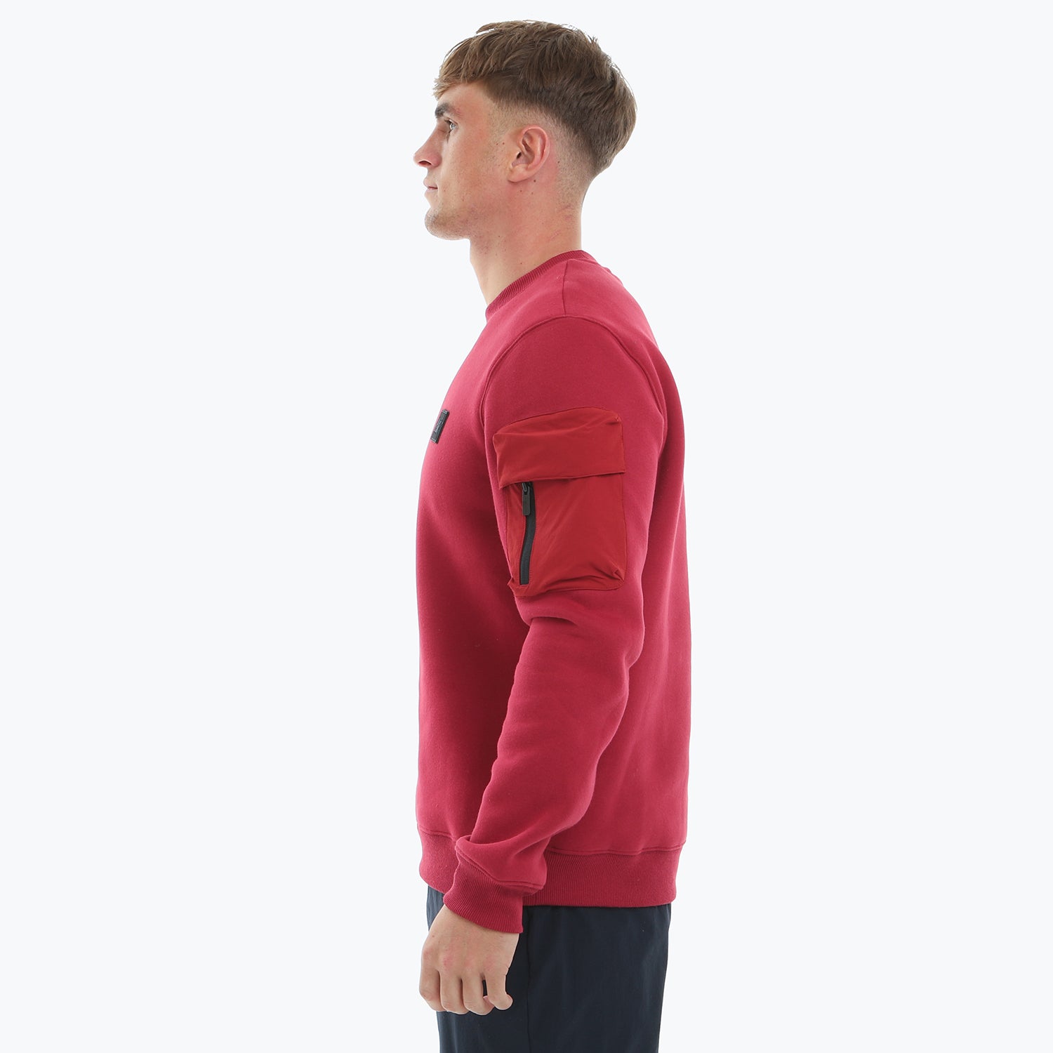 Crabtree Sweatshirt Dark Red - Peaceful Hooligan 