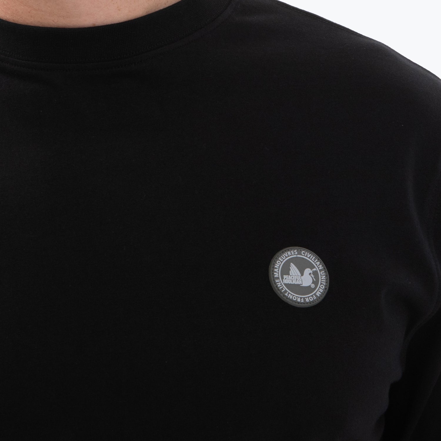 Trace T-Shirt Black - Peaceful Hooligan 