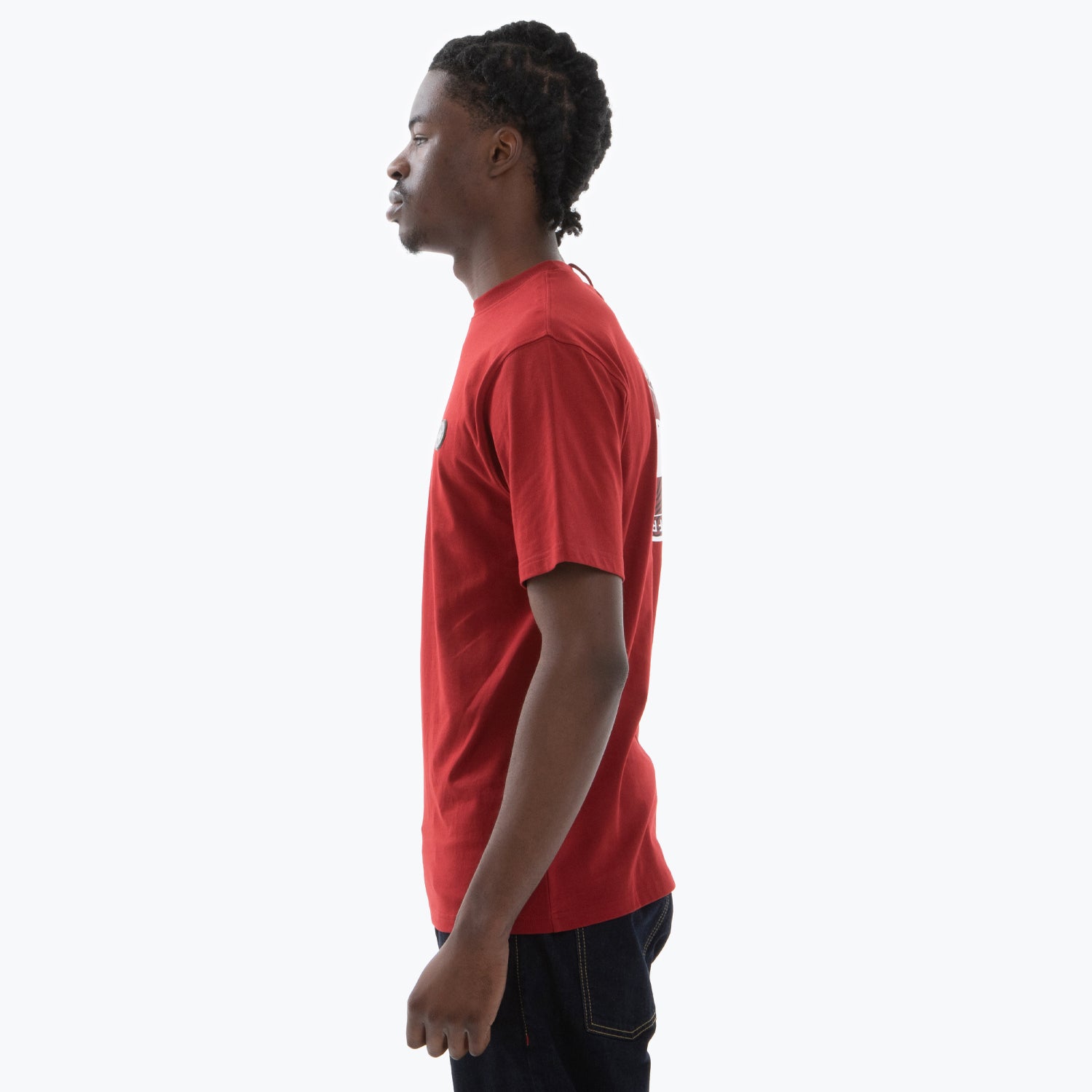 Trace T-Shirt Dark Red - Peaceful Hooligan 