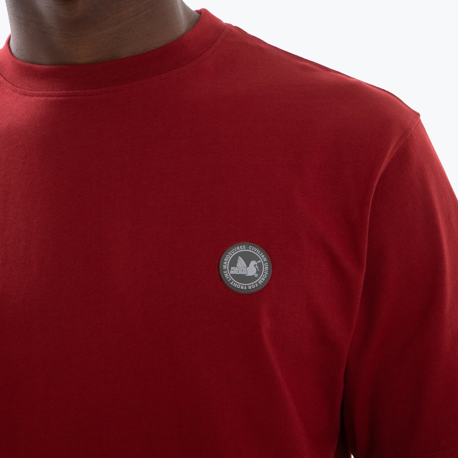 Trace T-Shirt Dark Red - Peaceful Hooligan 