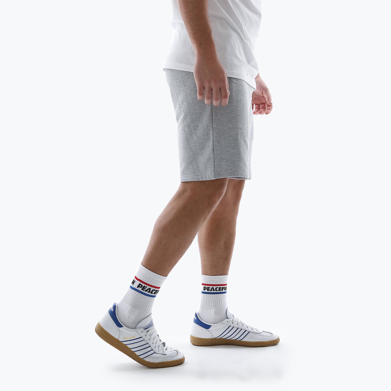 Athletic Sweat Shorts Marl Grey