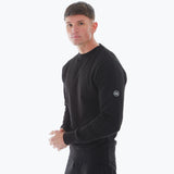 Athletic Crew Sweatshirt Black
