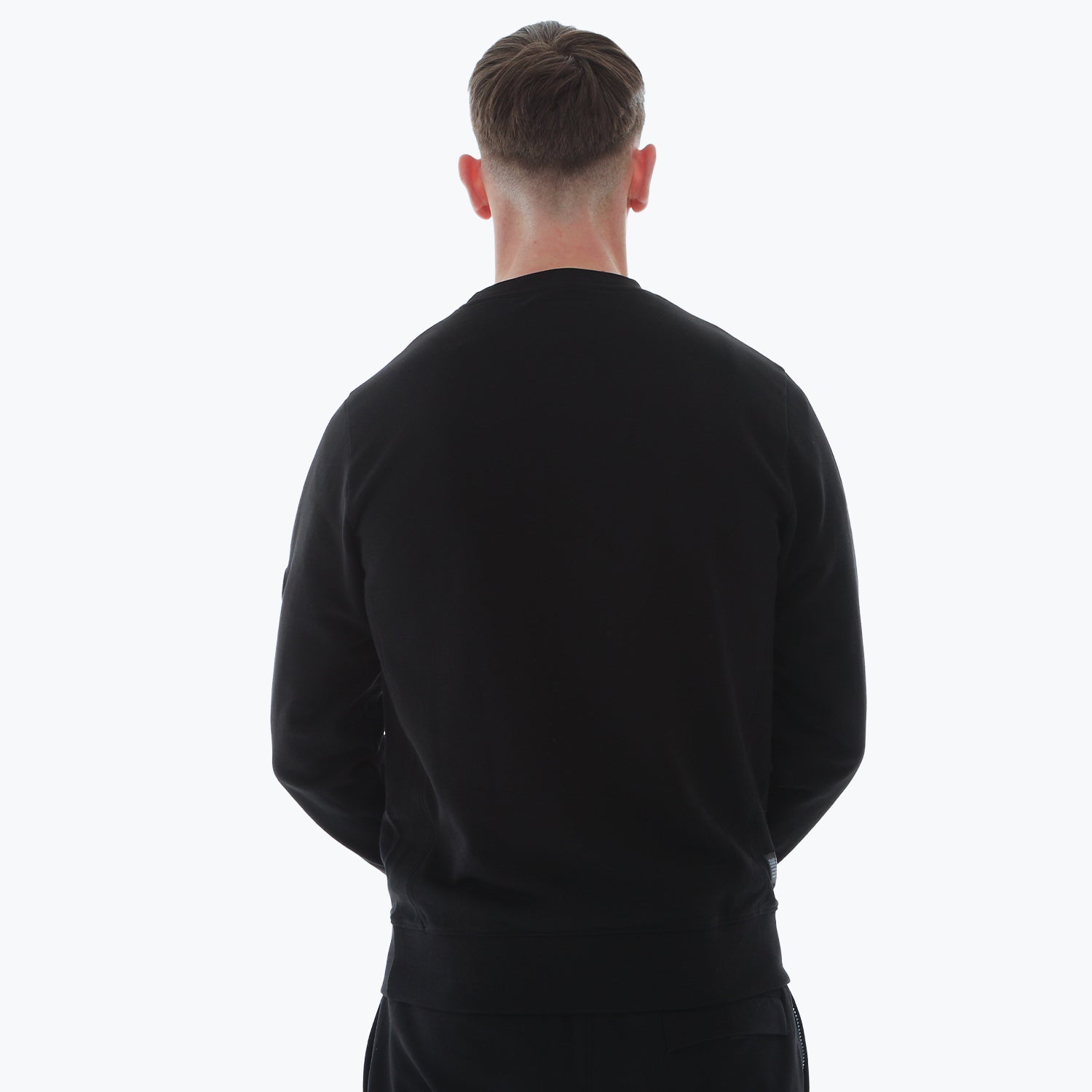 Athletic Crew Sweatshirt Black