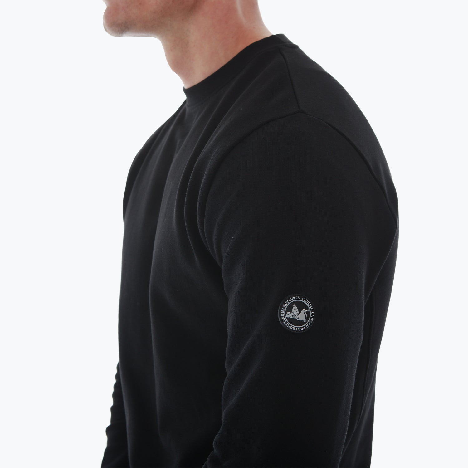 Athletic Crew Sweatshirt Black