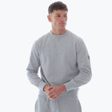 Athletic Crew Sweatshirt Marl Grey