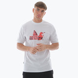 Disruptive Dove T-Shirt White / Lava