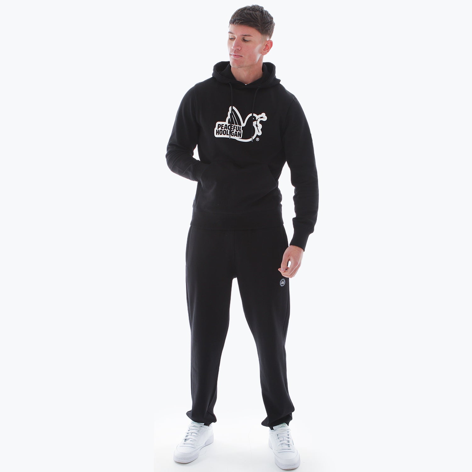 Outline Hoodie Black
