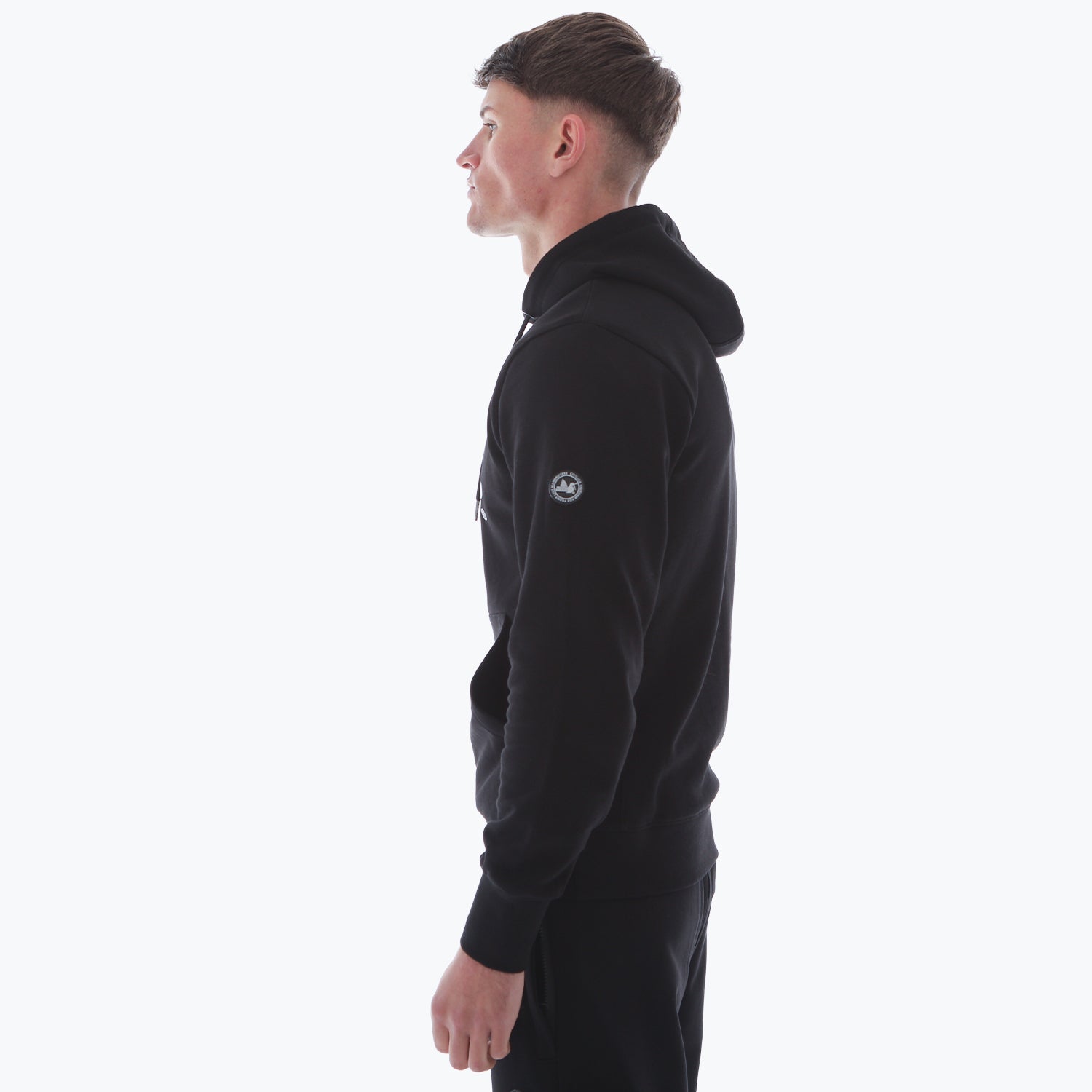 Outline Hoodie Black