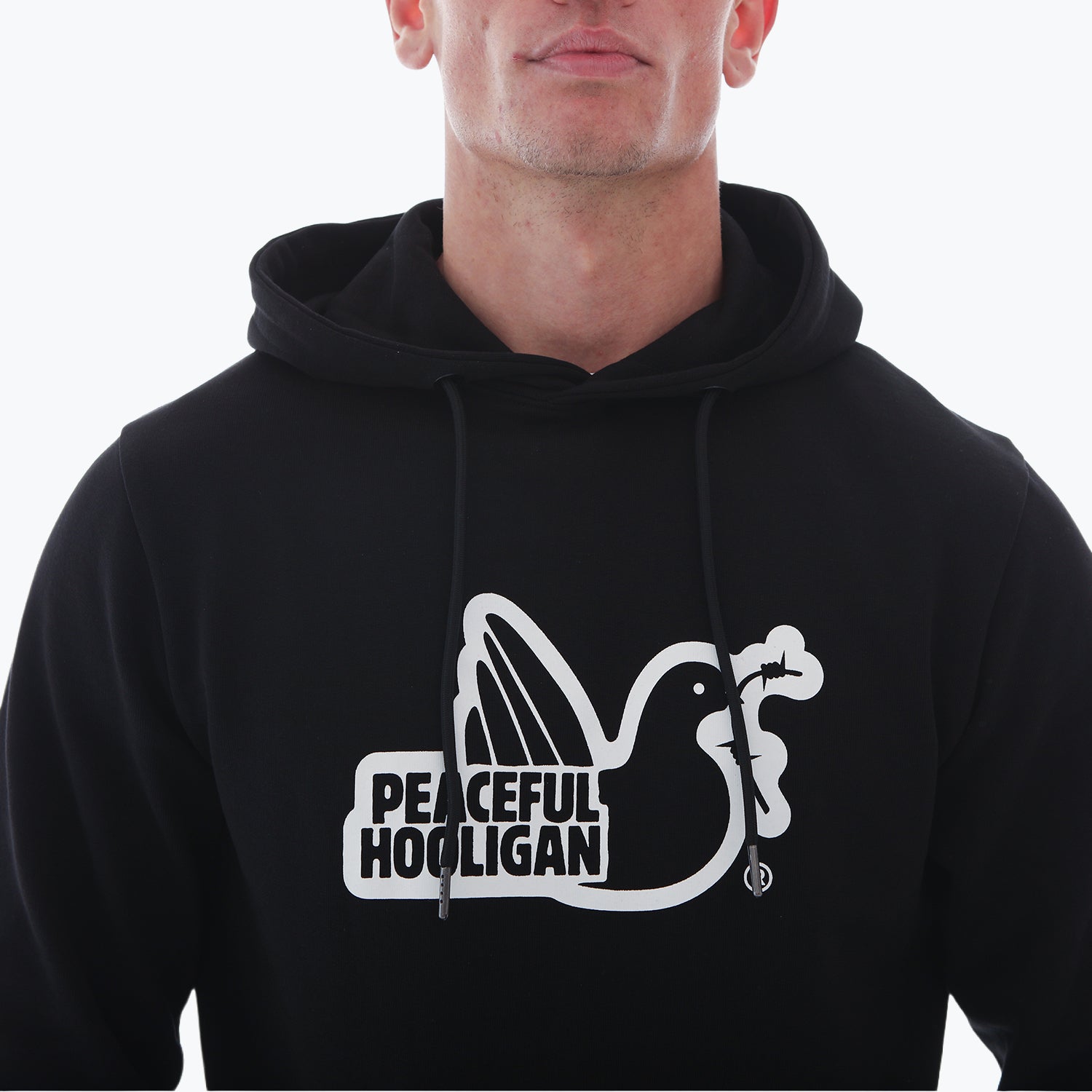 Outline Hoodie Black