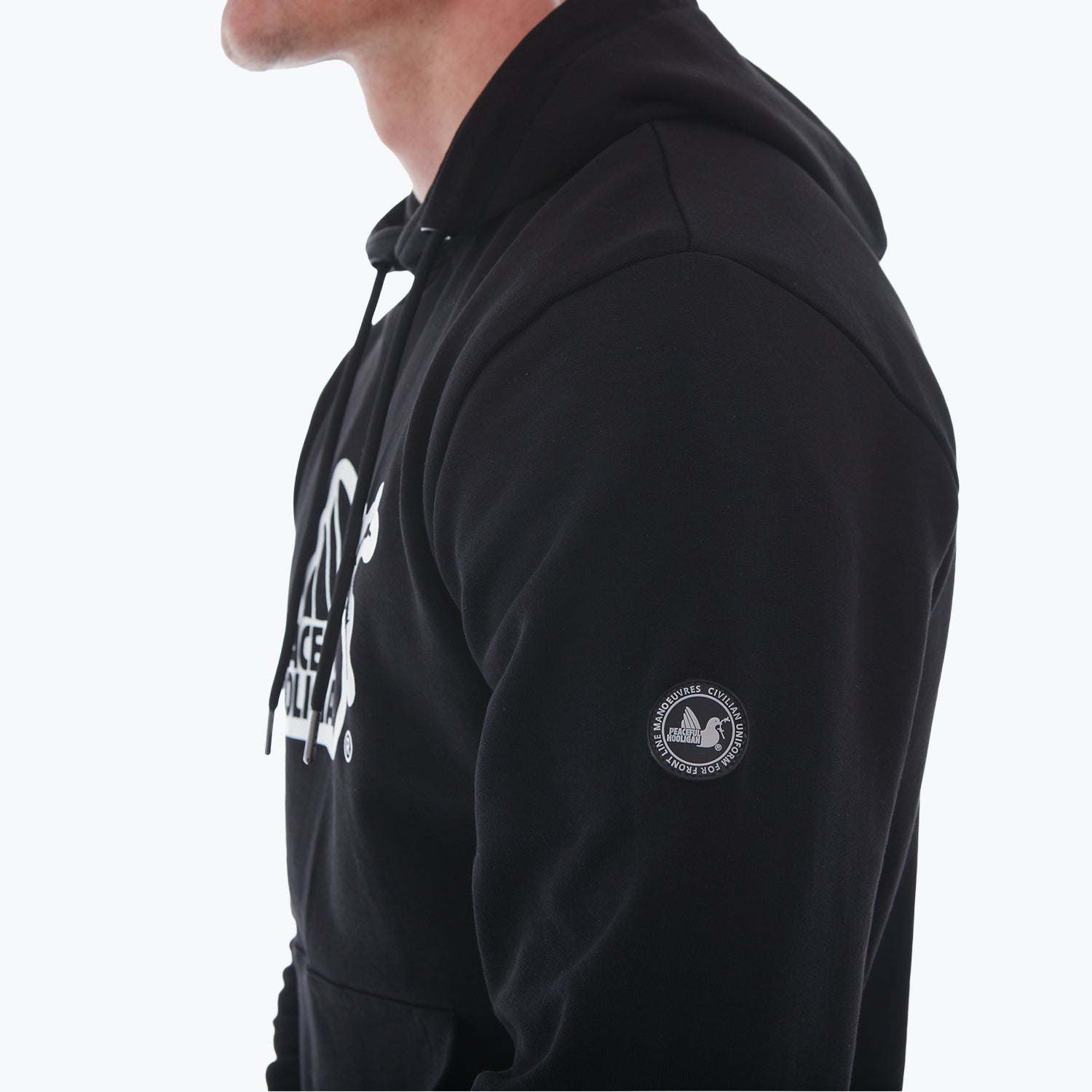 Outline Hoodie Black