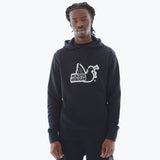 Outline Hoodie Navy
