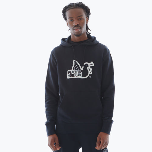 Outline Hoodie Navy