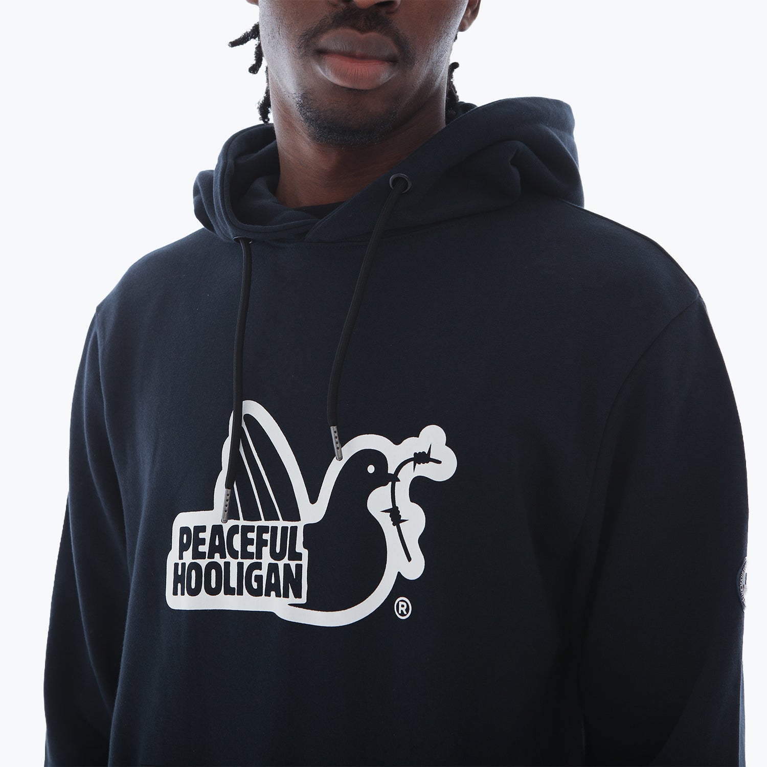 Outline Hoodie Navy