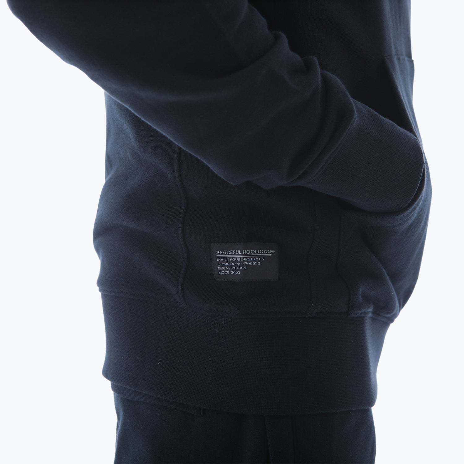 Outline Hoodie Navy