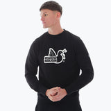 Outline Sweatshirt Black