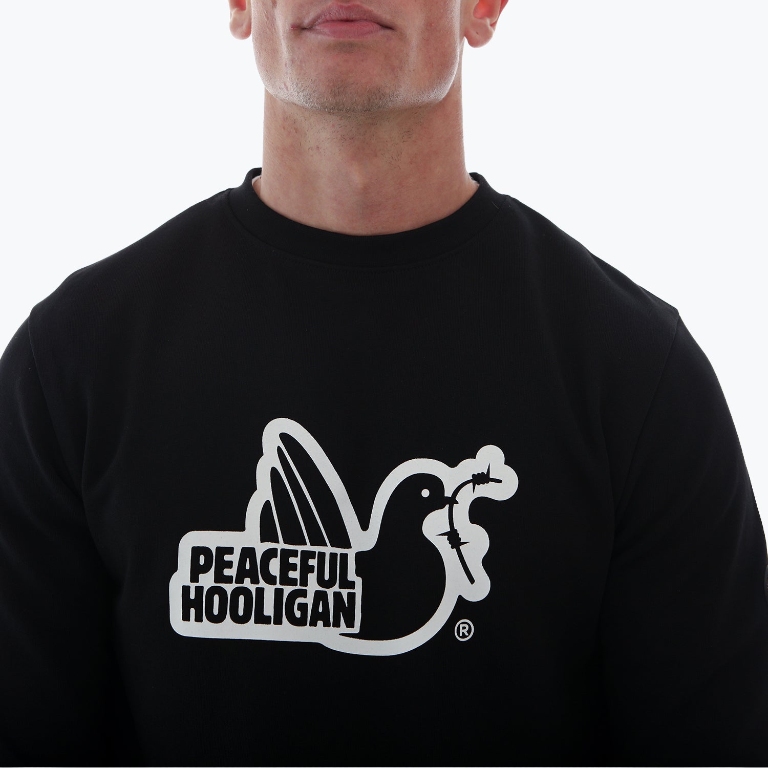 Outline Sweatshirt Black