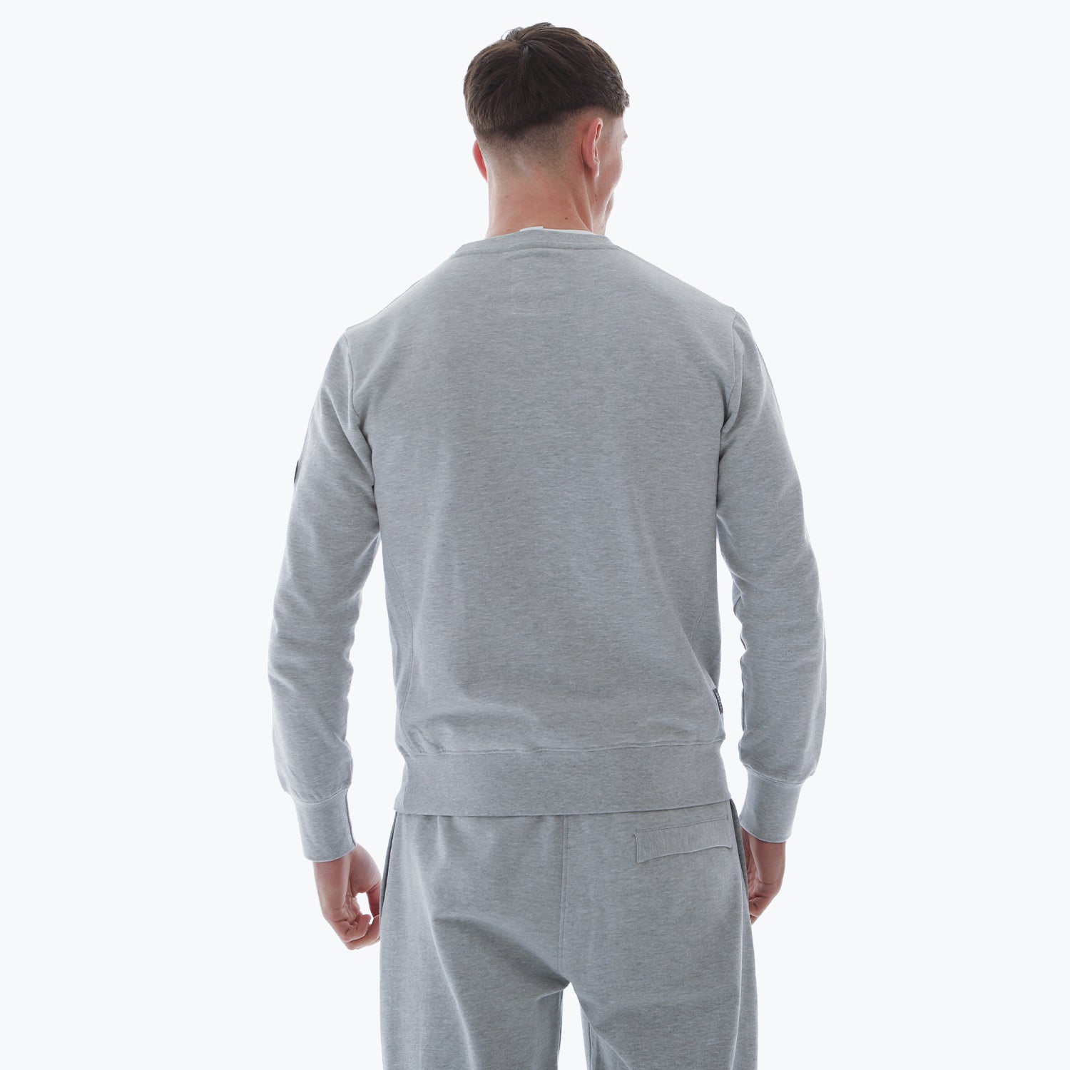 Outline Sweatshirt Marl Grey