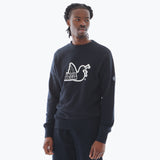 Outline Sweatshirt Navy