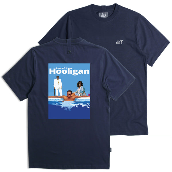 Business T-Shirt Navy - Peaceful Hooligan 