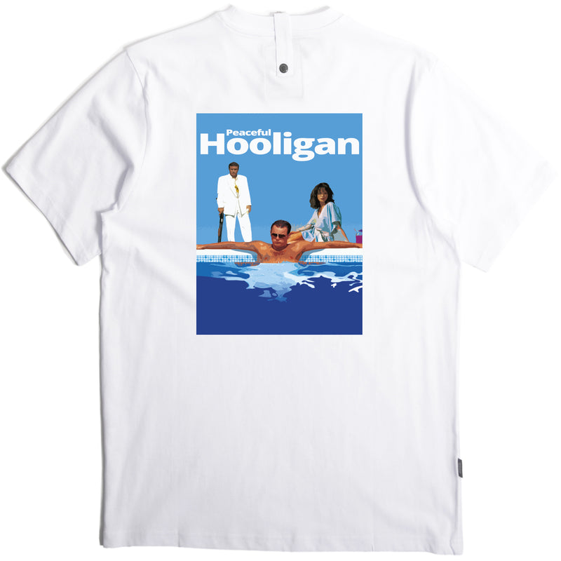 Business T-Shirt White - Peaceful Hooligan 