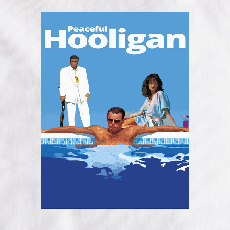 Business T-Shirt White - Peaceful Hooligan 