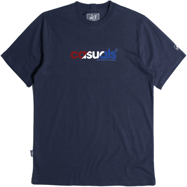 Casuals T-Shirt Navy - Peaceful Hooligan 