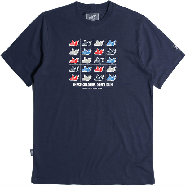 Colours Dont Run T-Shirt Navy