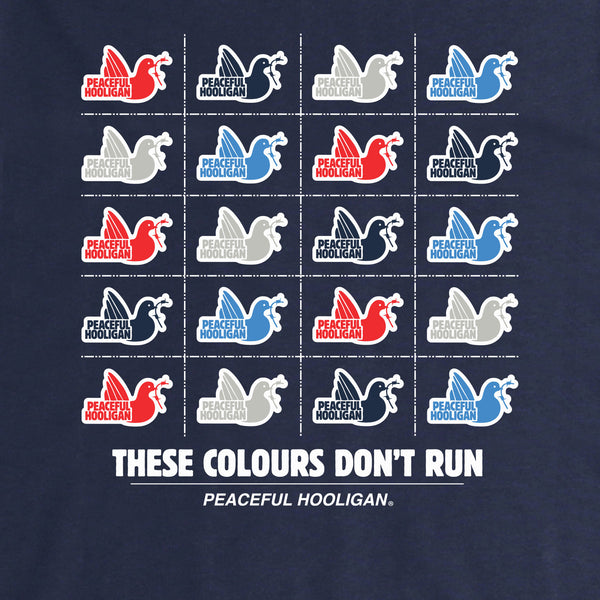 Colours Dont Run T-Shirt Navy