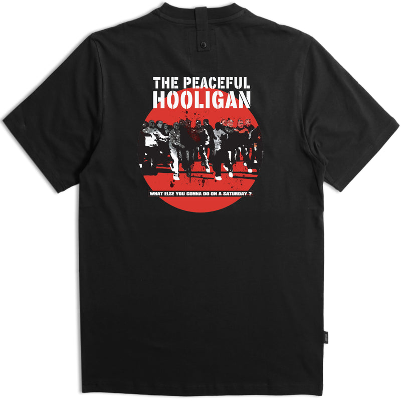 Footy Factory T-Shirt Black - Peaceful Hooligan 