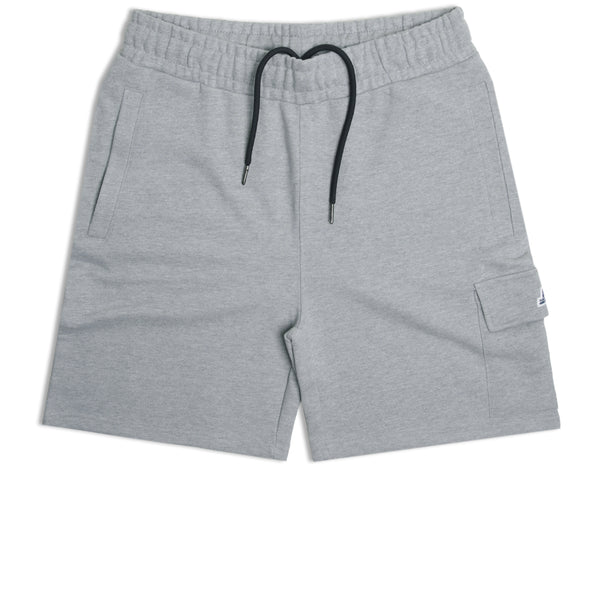 Cargo Sweat Shorts Marl Grey - Peaceful Hooligan 