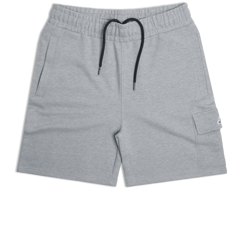 Cargo Sweat Shorts Marl Grey - Peaceful Hooligan 