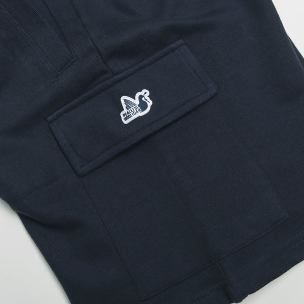 Cargo Sweat Shorts Navy - Peaceful Hooligan 