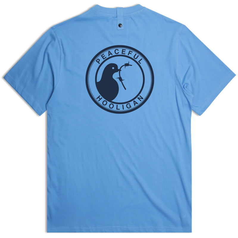 Heads T-Shirt Azure Blue - Peaceful Hooligan 