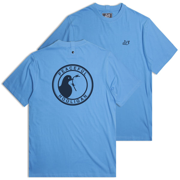 Heads T-Shirt Azure Blue - Peaceful Hooligan 