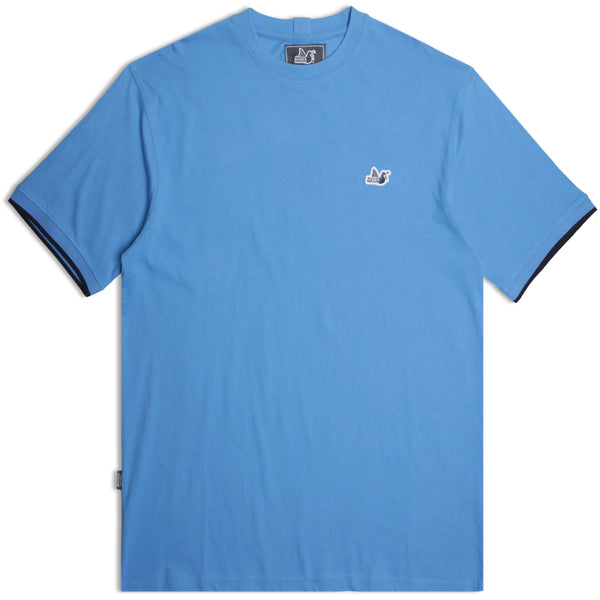 Sterling T-Shirt Azure Blue - Peaceful Hooligan 