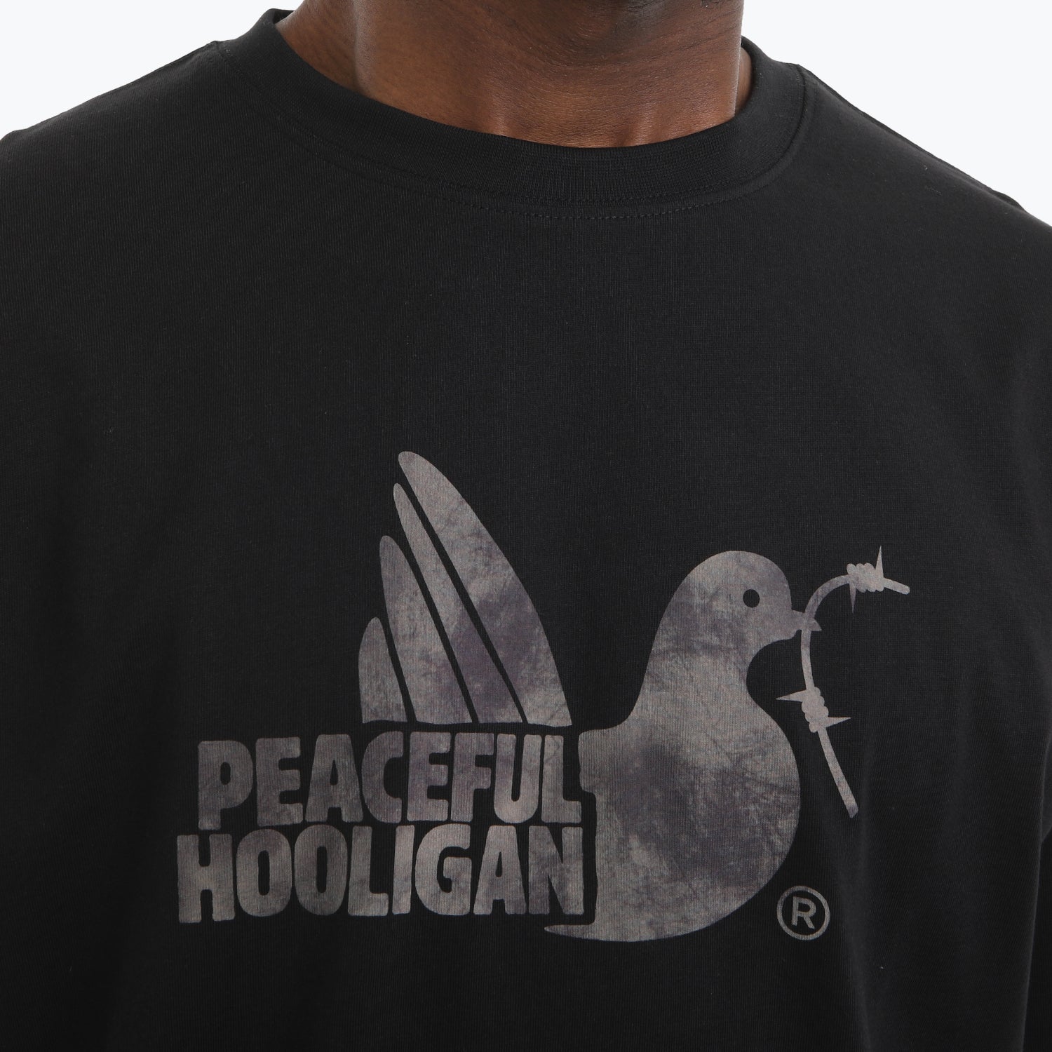 Dove Camo T-Shirt Black/Mediterranean