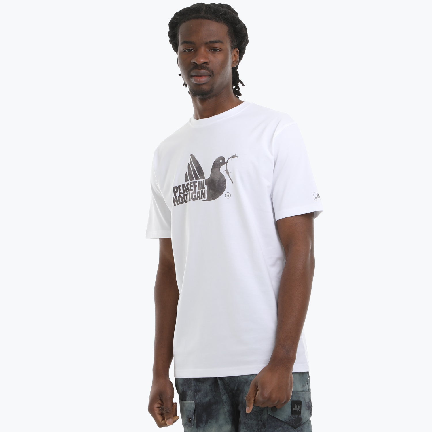 Dove Camo T-Shirt White/Mediterranean