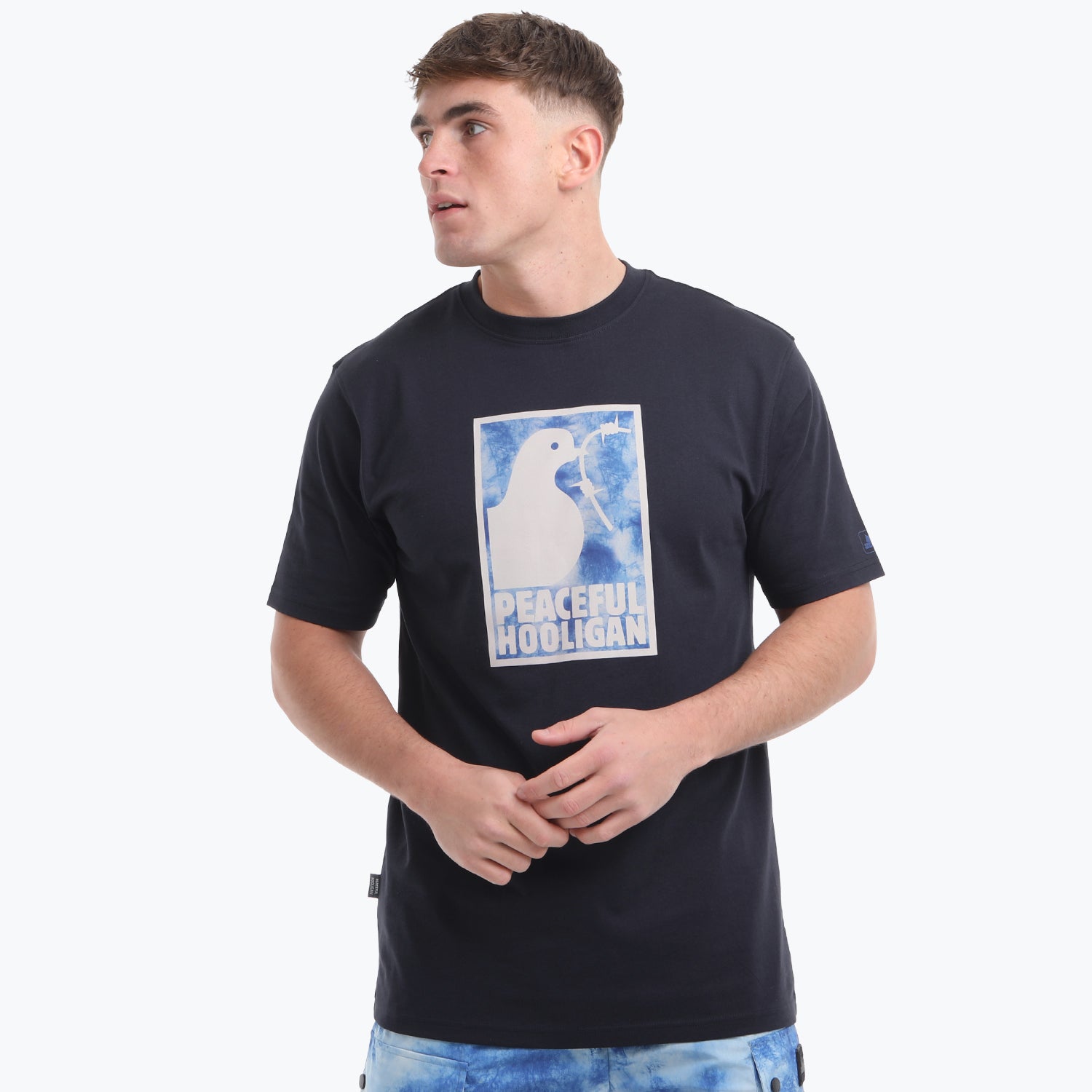 Framed Camo T-Shirt Navy/Arctic
