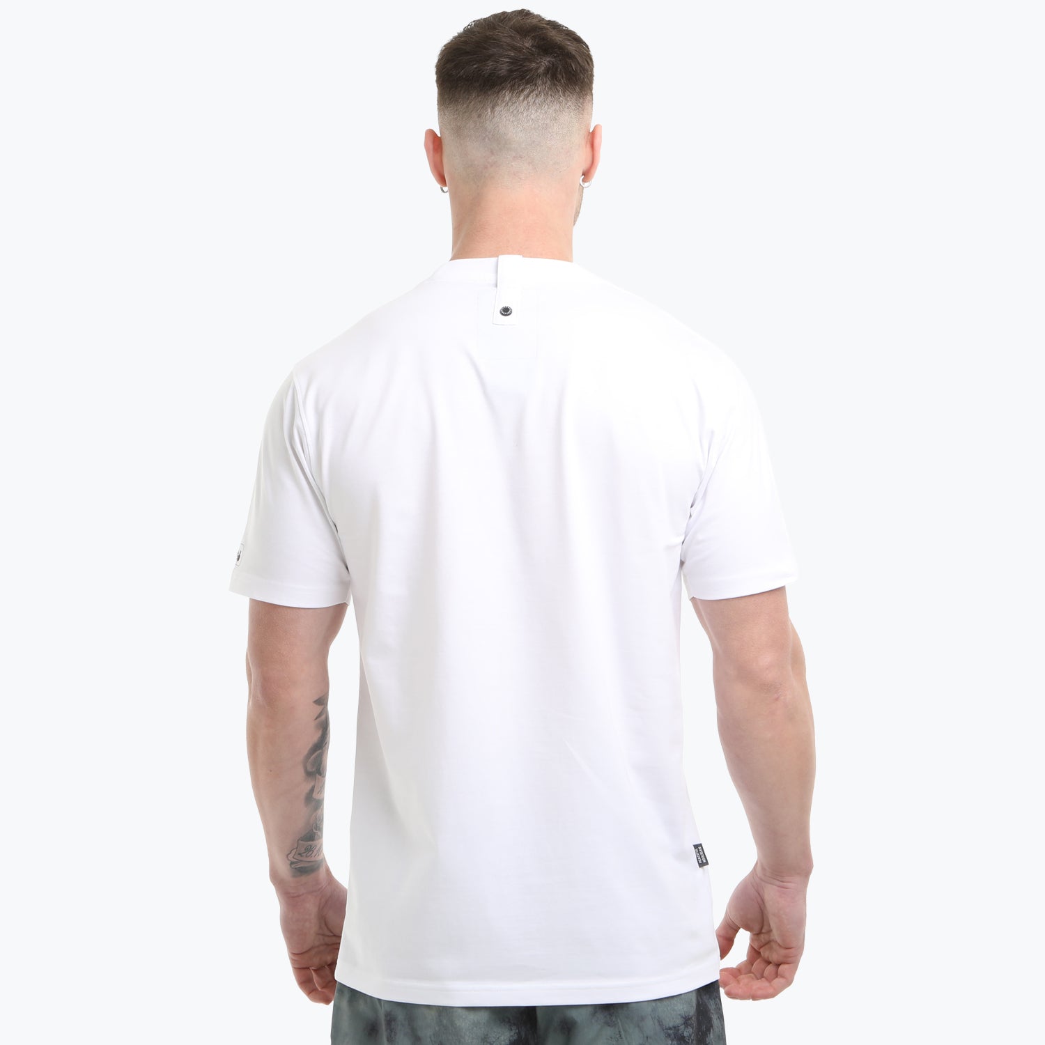 Framed Camo T-Shirt White/Mediterranean