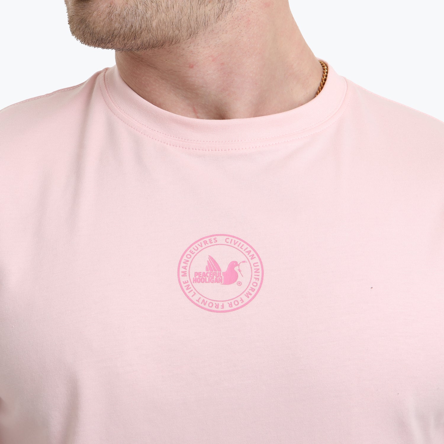 Emblem T-Shirt Pale Pink