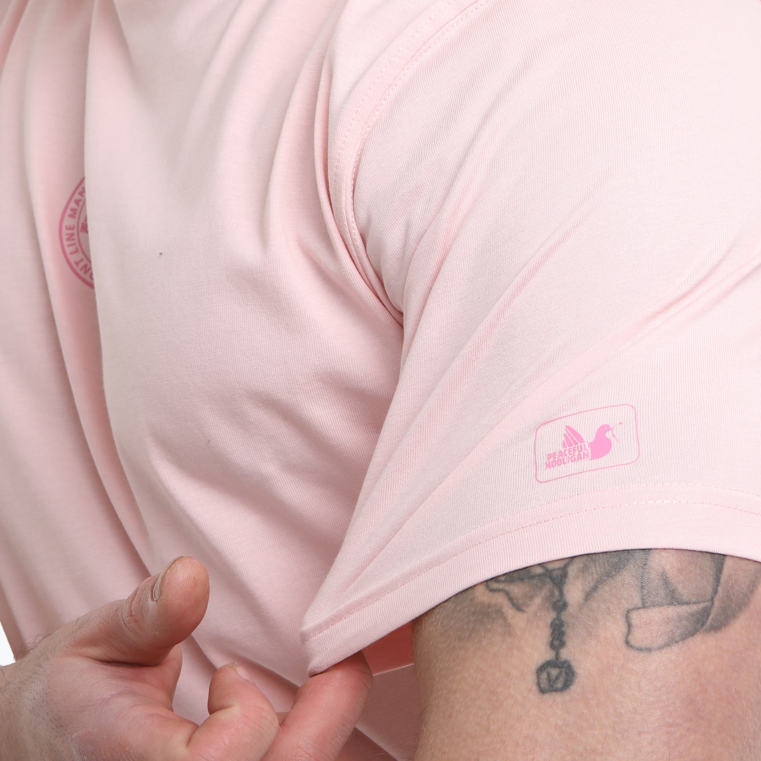 Emblem T-Shirt Pale Pink