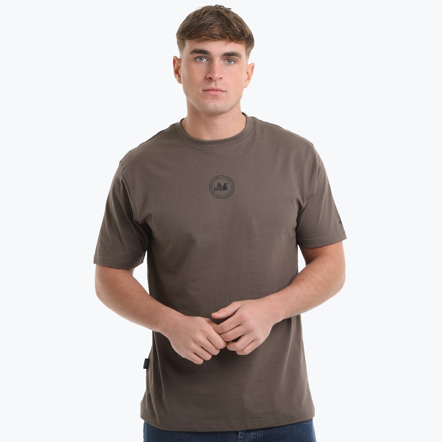 Emblem T-Shirt Tarmac Grey